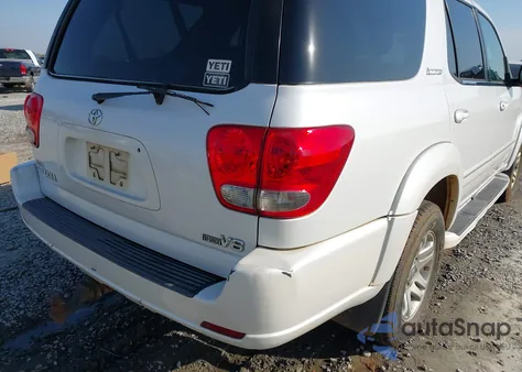 2005 Toyota Sequoia Limited V8 z USA, uszkodzony, nr VIN 5TDZT38AX5S252033